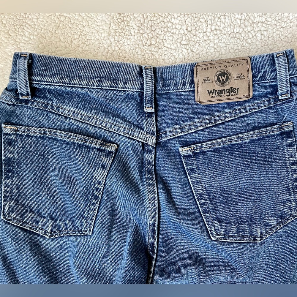 Wrangler relaxed fit denim jeans.